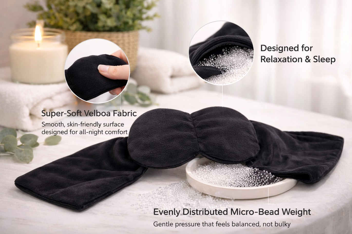 DeepRest Weighted Sleep Mask